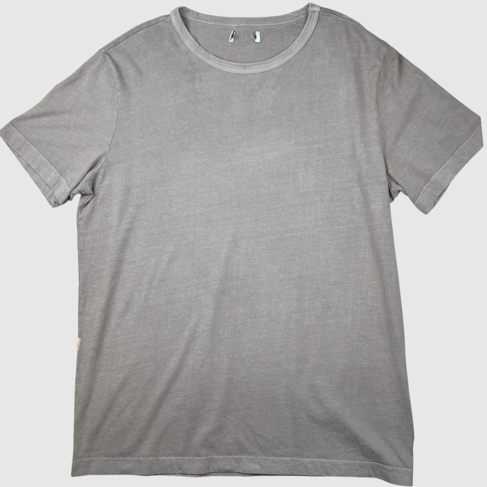 Rowan Shirt Mens XL Tan Crew Neck Cotton Tee Short Sleeve Made USA Casual